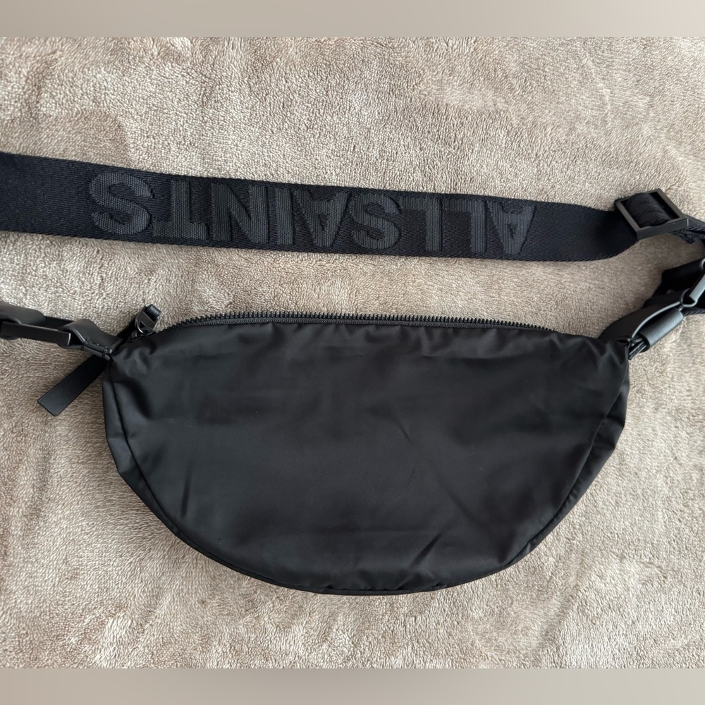 All Saints HALF MOON NYLON CROSSBODY BAG